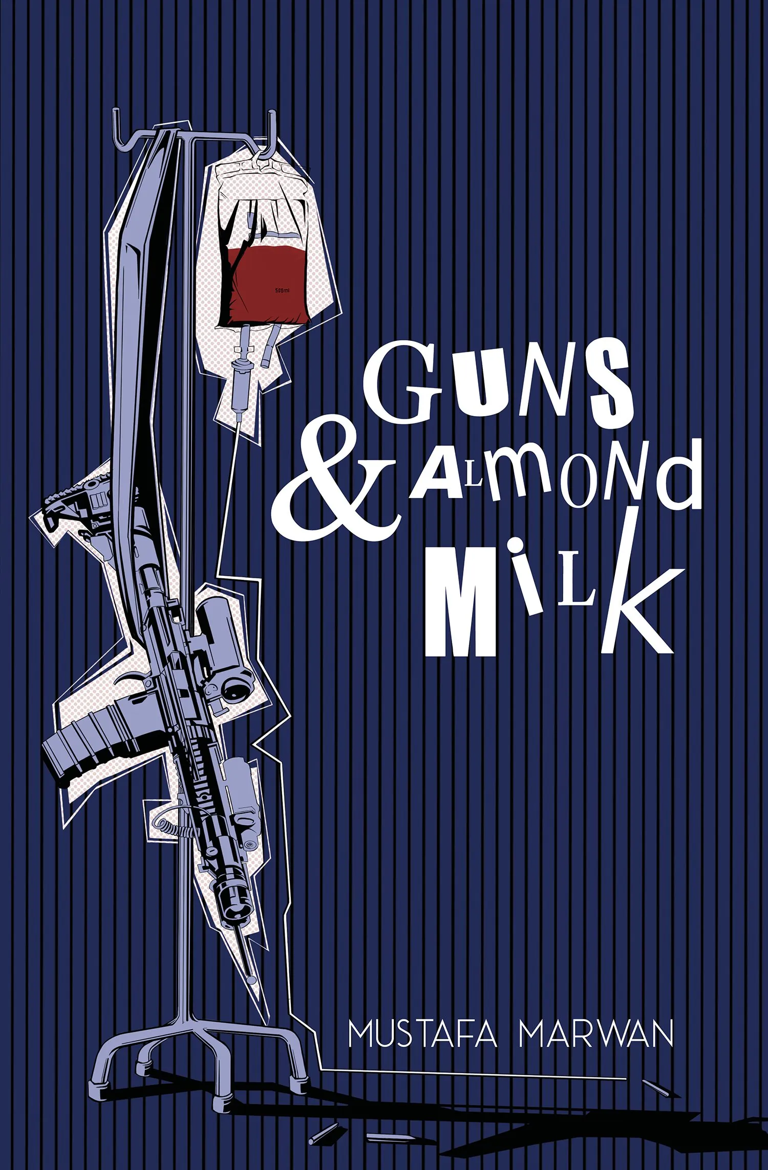 Guns and Almond Milk by Mustafa Marwan, cover