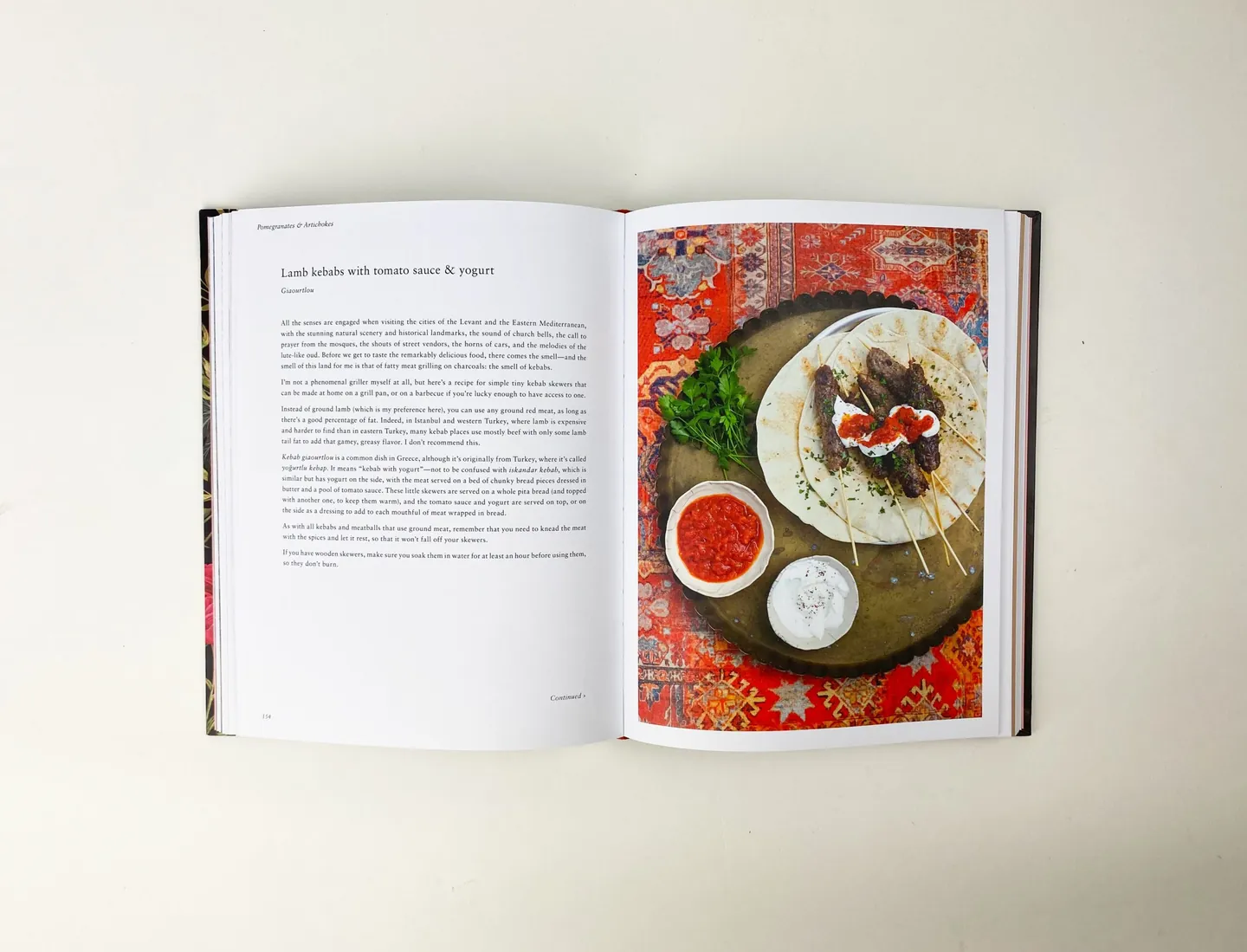 Pomegranates and Artichokes, photograph 8 of the printed book